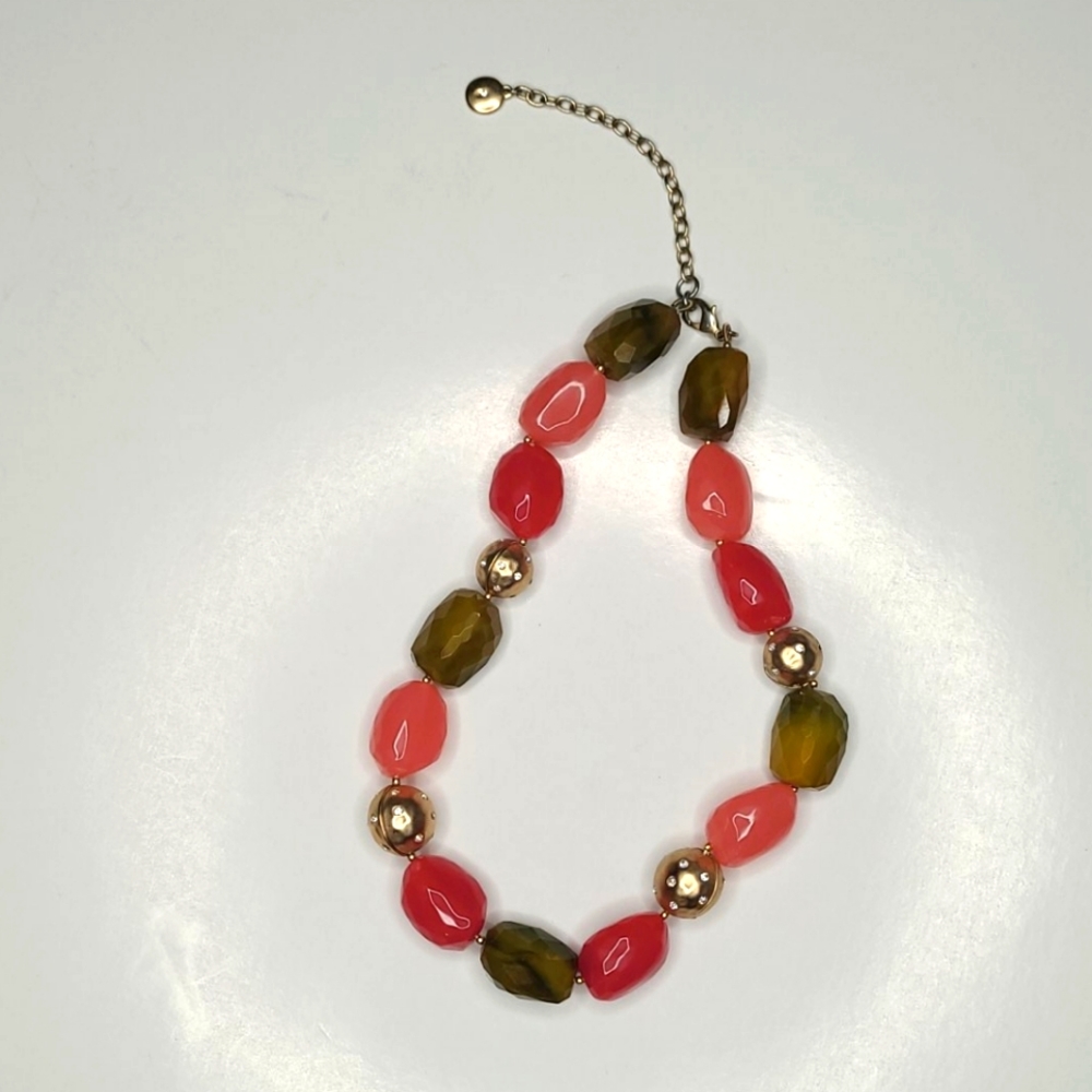 Beaded Statement Necklace - Picture 2 of 4